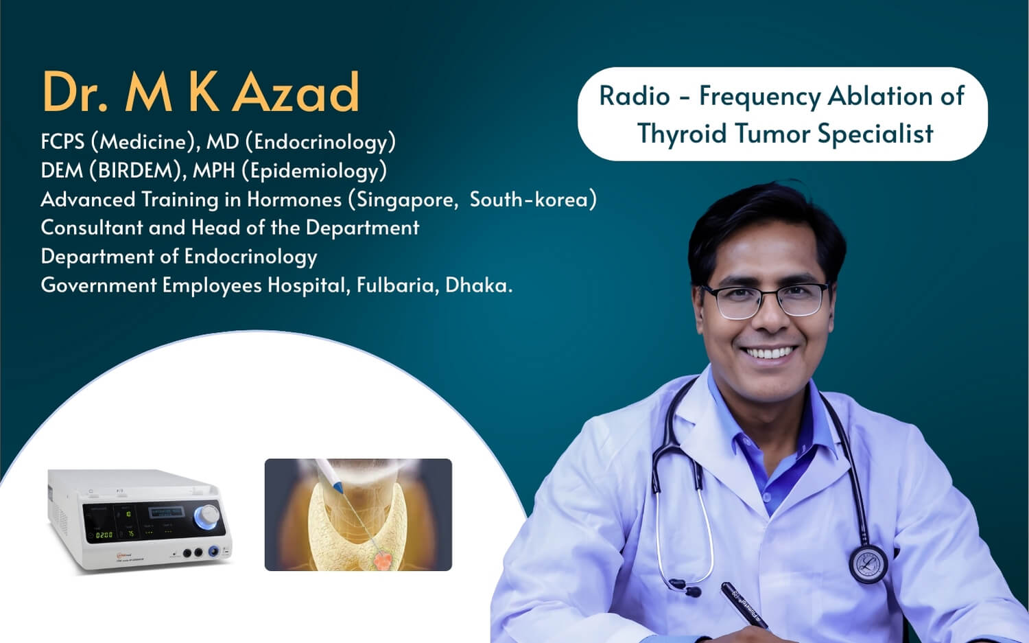 Dr. M K Azad Mobile slider